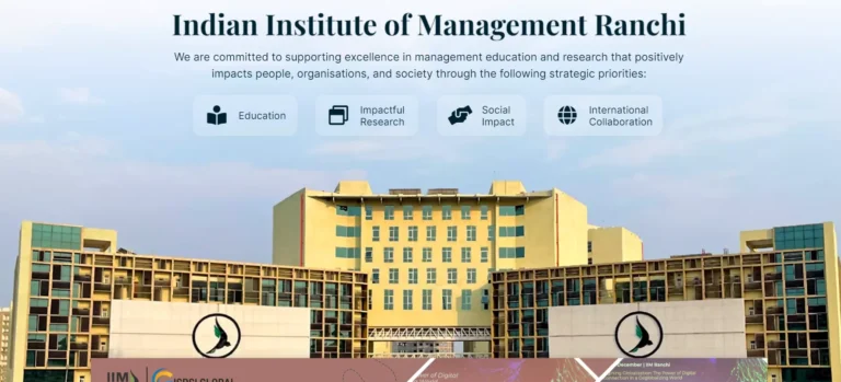 IIM Ranchi Recruitment 2024: Faculty Positions