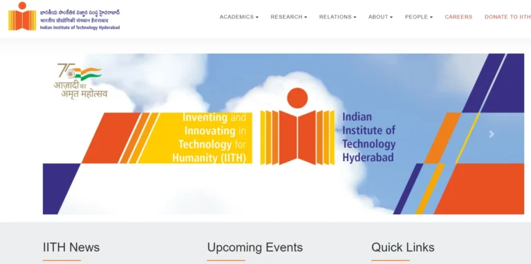 IIT Hyderabad SURE Internships 2024