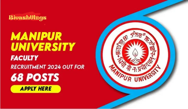 Manipur University Recruitment 2024: Faculty Posts