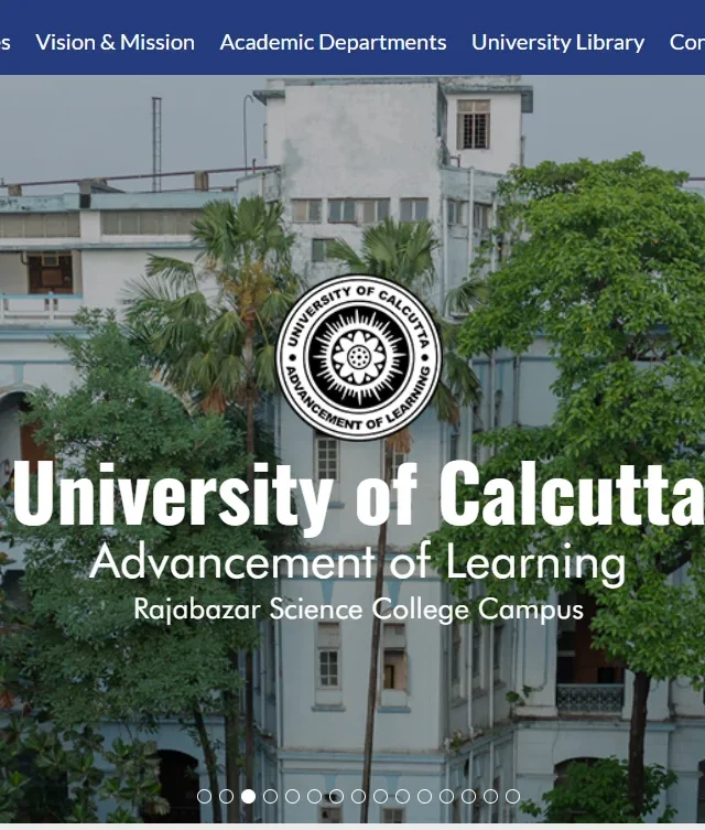 University of Calcutta PhD Admission 2024