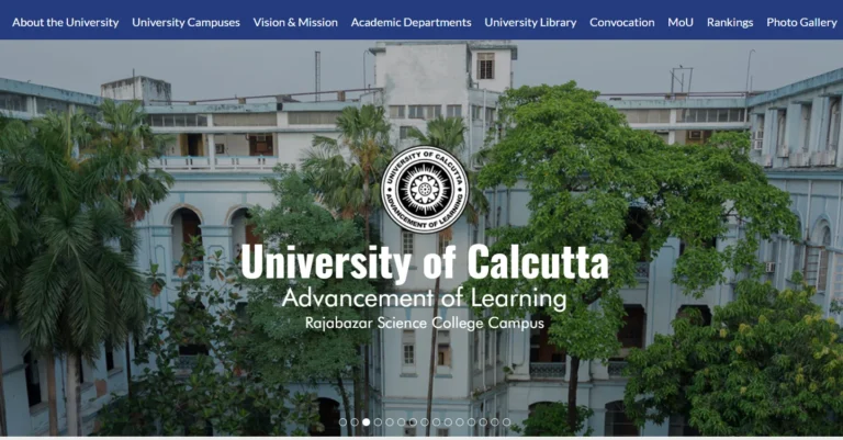 University of Calcutta Admission 2024